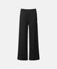 DESCENTE Women'S Ribbed Semi-Wide Fit Training Pants Black Sr322Pkp71