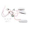 Electric Guitar Pickups Kit Prewired Set Single Coil with Timbre Volume Line Replacement for ST
