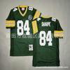 Retro Green Bay Packers Football Jersey Mens Cotton Sport Shirt Vintage NFL Style 87 52 84 Embroidered