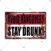 Retro Metal Plate Drink Tin Sign Funny Beer Wine Lover Vintage Metal Plaque for Bar Pub Club Kitchen Home Man Cave Wall Decor