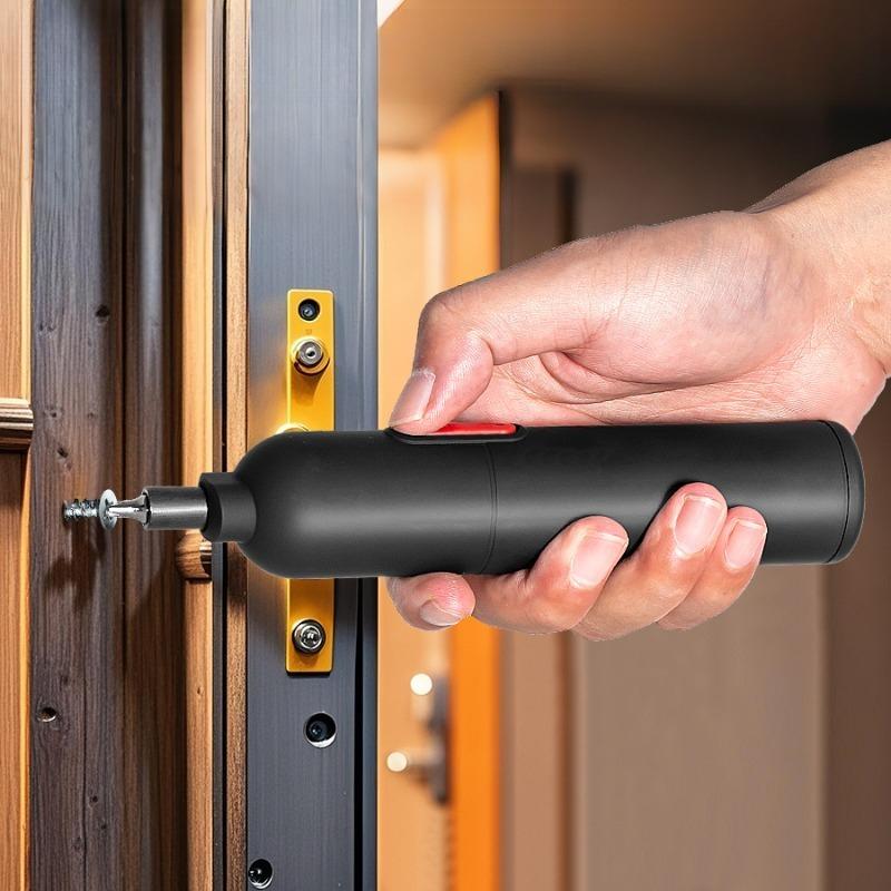 Мини Электрическая Отвертка USB Литиевая Прочная Многофункциональная Маленькая Электродрель Домашний Ремонт DIY Аксессуары Набор Инструментов