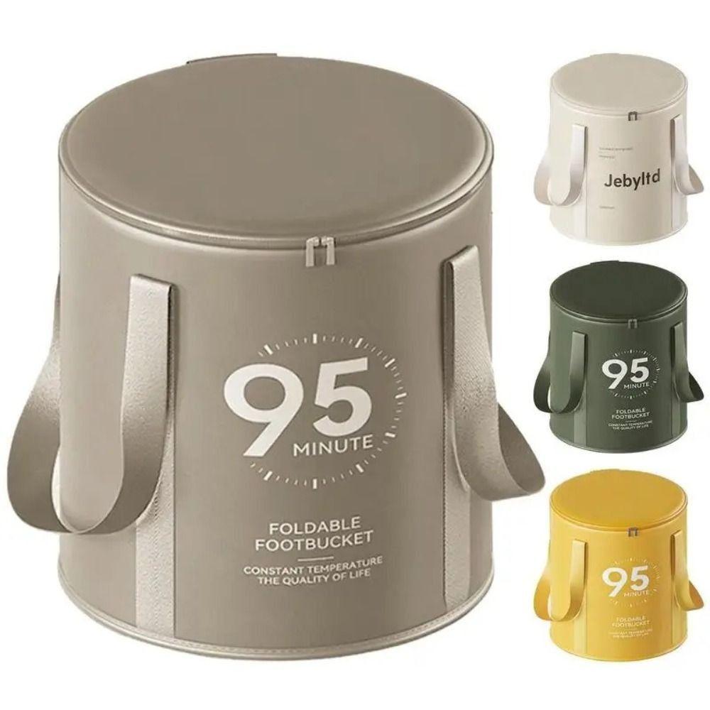 Multi-functional Soaking Basin Insulated Feet Bathtub Soak Foot Bag Folding Foot Bucket Dormitory