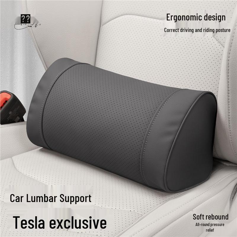 Tesla Model 3/Y Car Lumbar Support Pillow – Coccyx Protector & Comfort Cushion