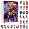 KPOP Demon Hunters Christmas Advent Calendar Blind Box, Acrylic Ornament Set for Christmas Tree Decoration