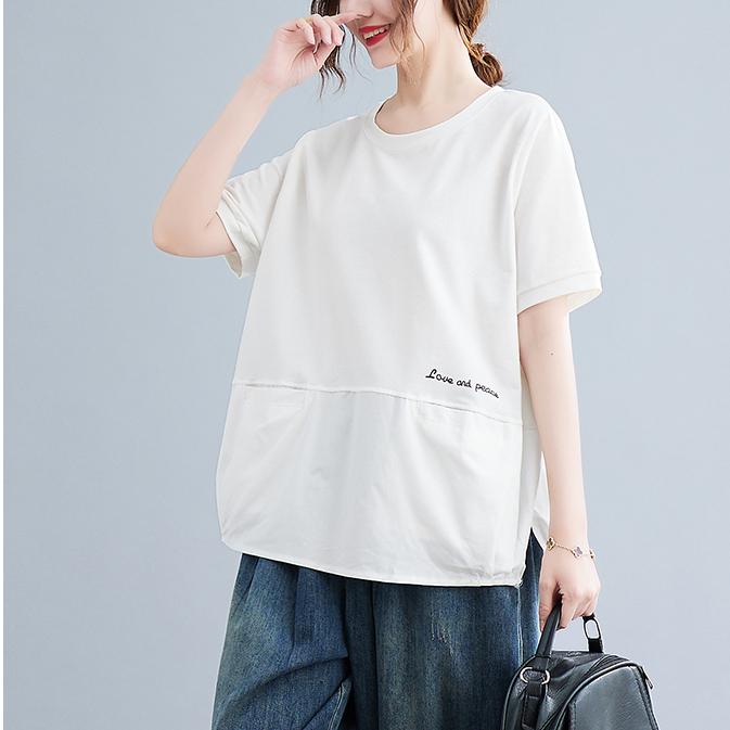 Dimanaf Лето 2023, женская футболка, хлопковая футболка с летучей мышью, модные лоскутные топы, футболки, рубашка-туника, свободные карманы, повседневные однотонные топы и футболки большого размера, желтые