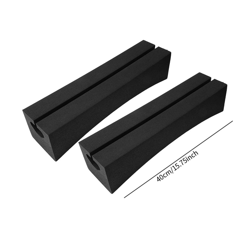 2Pcs Car Top Kayak Carrier Kit Easy to Install Replacement Surfboard Roof Rack Pad Oval Car Rooftop Luggage Carrier Replace