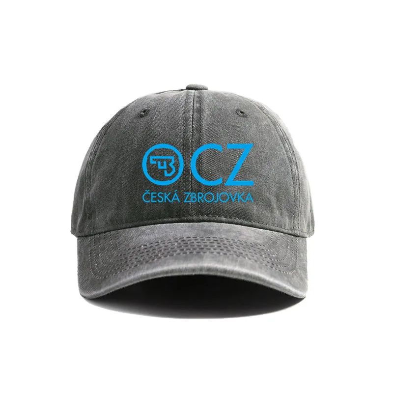 2026 Ceska Zbrojovka Baseball Caps Distressed Hats CZ Firearms Cap Men Women Retro Outdoor Summer Adjustable Hats Fashion