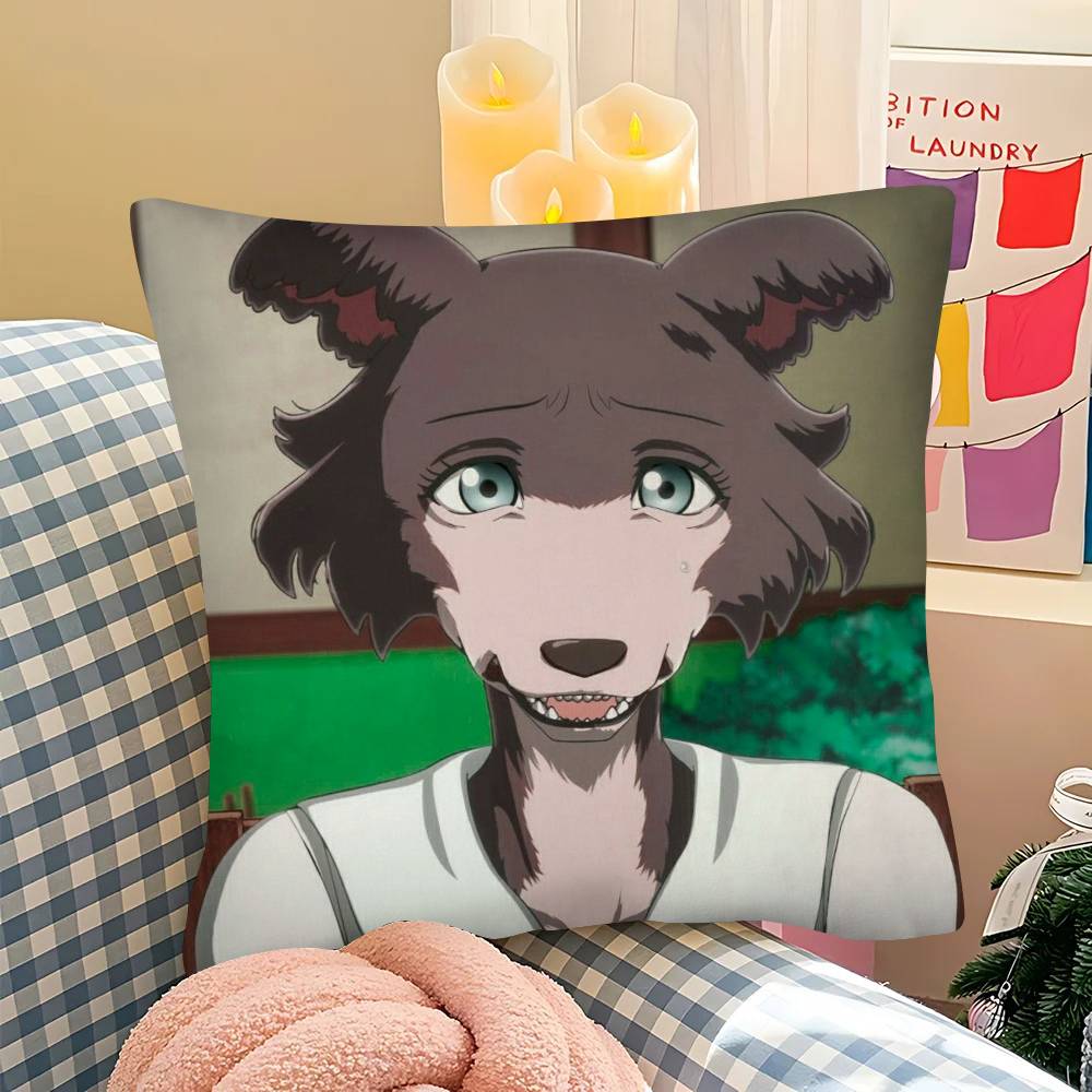 1 шт. Аниме Beastars Наволочка Модная Квадратная Наволочка Спальня Диван Комната Ins Декор Отдых