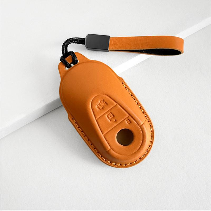 Mercedes-Benz Genuine Leather Key Case for GLC, Class A, S, C200, E300 Models
