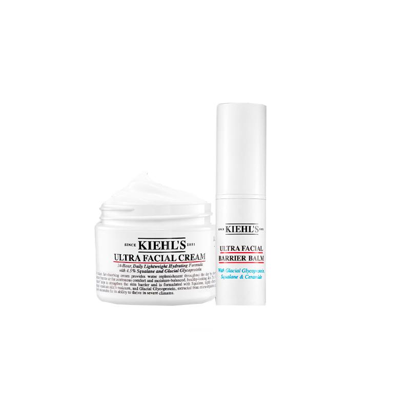 Kiehl's Ультраувлажняющий крем и Ультраувлажняющий бальзам для защиты барьера кожи
