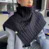 Women Turtleneck Knitted Fake Collar Warm Neck Warmer Detachable Collar Female Scarf Korean Style Removable False Collar Scarves