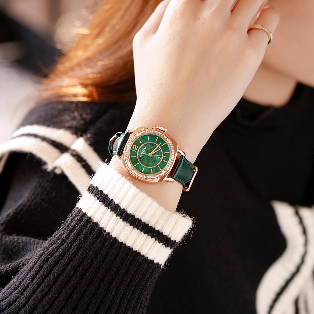 Водонепроницаемые кварцевые часы Простые модные поясные часы женские часы