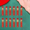 12Pcs/Box Blessing Draw Lots Red Envelope Waterproof Snak Year Red Envelope  Twelve Lots