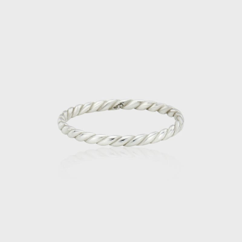 NORMALLEE [Silver 925] Basic Line Ring-1