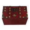 Vintage Wooden Treasure Box Antique Design Trunk Containers Organizer Jewelry Box  Trinket