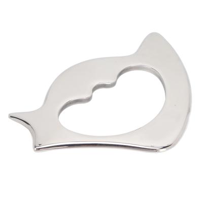 Массажный инструмент из нержавеющей стали для физиотерапии Гуа Ша Инструмент для скребка мышц с сумкой для хранения для ног, лодыжек, спины, шеи