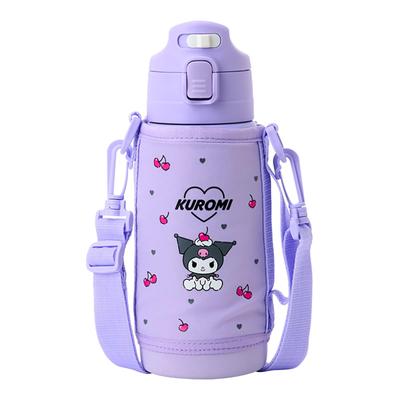 SANRIO 2WAY Нержавеющая сталь Для горячего и холодного 620 мл при использовании 670 мл при использовании прямого с пространством для имени 096075 Бутылка, Kuromi, Детская,