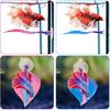 WILLBOND 2 Pcs Blue Pink Silicone Betta Fish Bed Leaf Hammock Betta Fish Tank Accessories Decorations for Aquarium Ornaments, Practical Resting Spot,