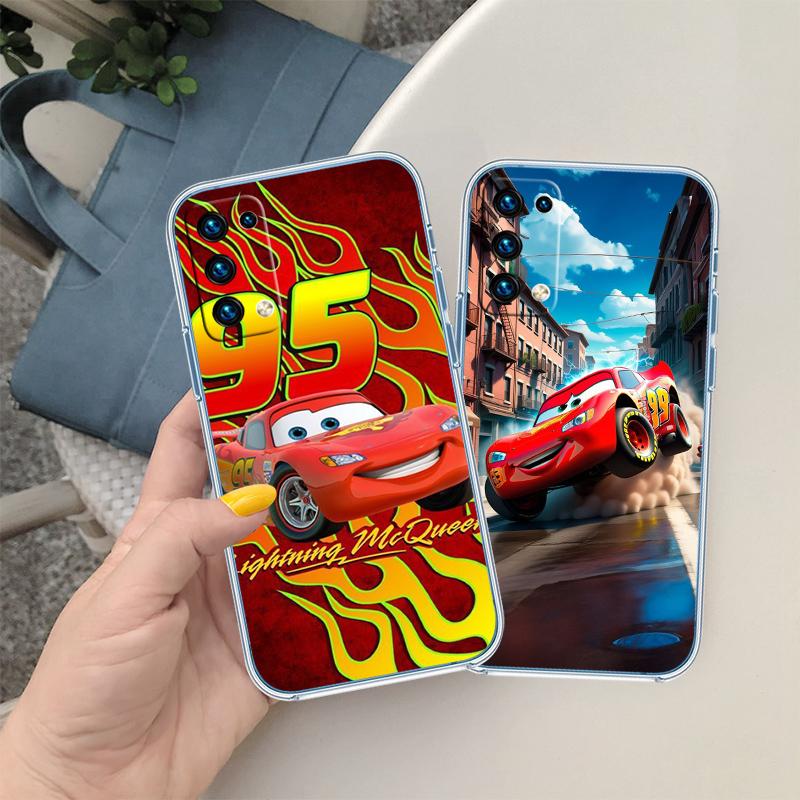 Чехол для телефона 'Молния МакКуин' прозрачный для Motorola Moto G7 G8 G9 G84 G85 G73 G24 G15 Z2 Play Power Plus