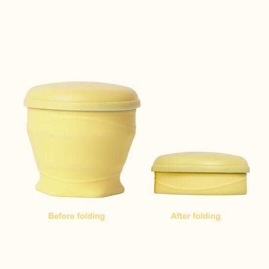 Складной силиконовый стакан для воды со шнурком 180 мл, многоразовая портативная кружка для питья, широкогорлая, легкая, складная емкость для питья