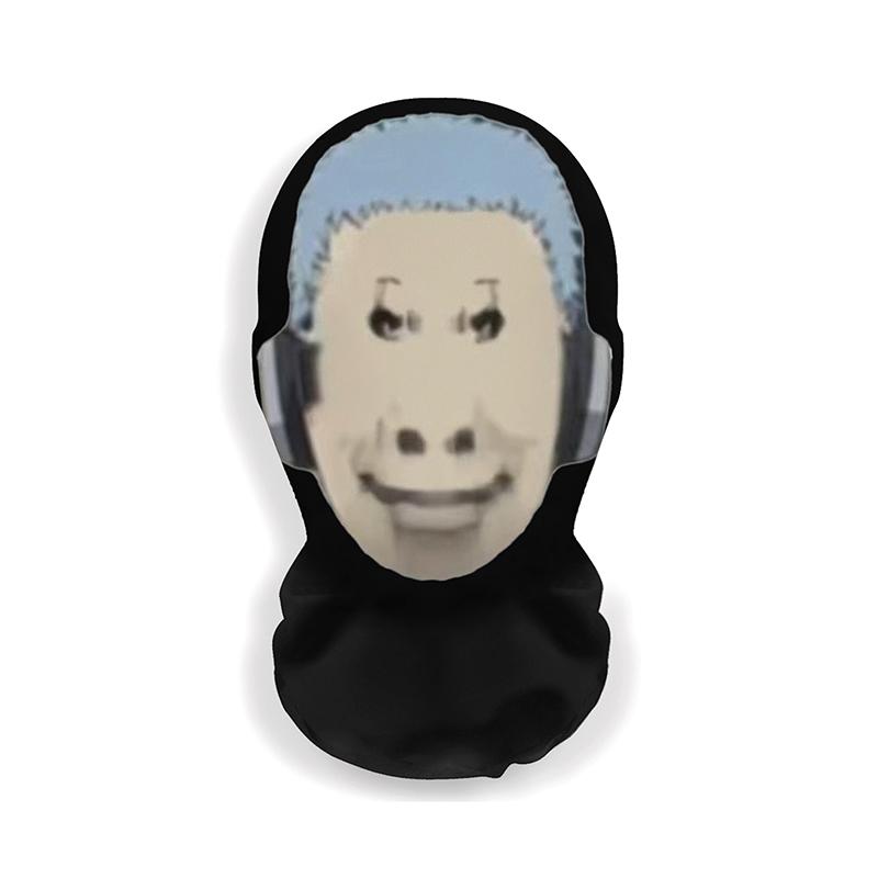Смешные смайлики напечатанная маска эластичная полнолицевая маска для мужчин и женщин косплей головной убор дышащая эластичная маска для лица подарки