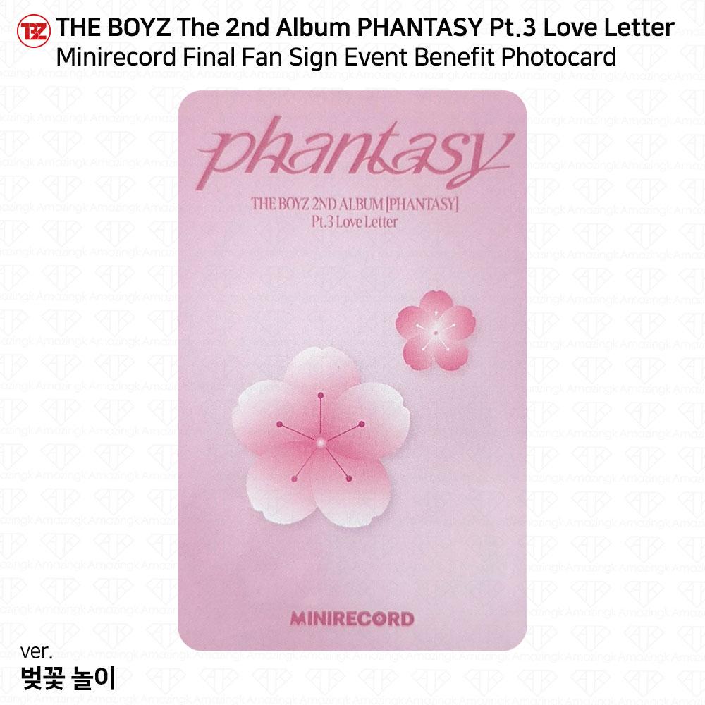 THE BOYZ Минизапись Phantasy Pt.3 Love Letter, финальная фотокарточка с фан-выступлением