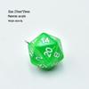Cross-Border 20-Sided Acrylic Dice with Pearl Texture for Role-Playing DIY Accessories