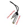 Rosebe 6.35mm to 3.5mm Adapter 14-18in RB-JC01