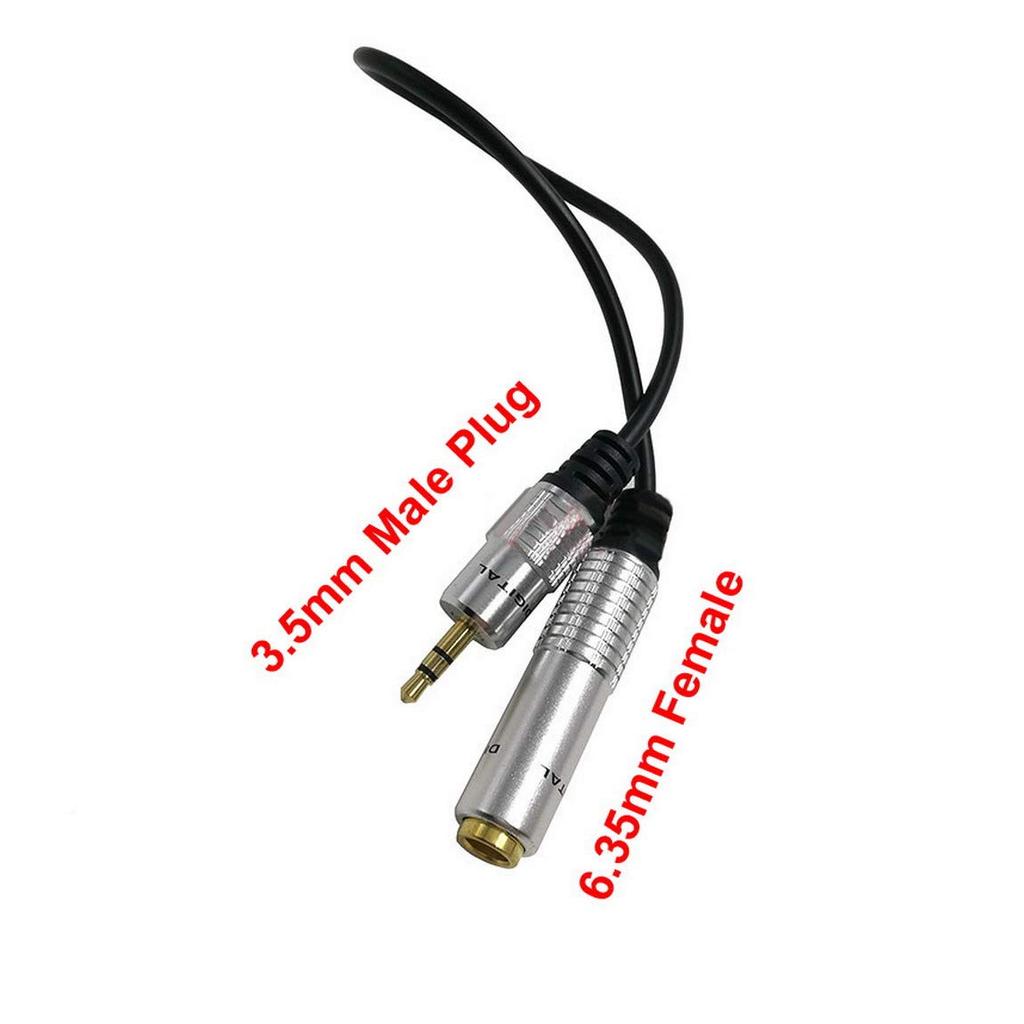 Rosebe 6.35mm to 3.5mm Adapter 14-18in RB-JC01