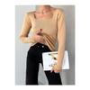 Women's Square Collar Knitwear Seasonal Sweater