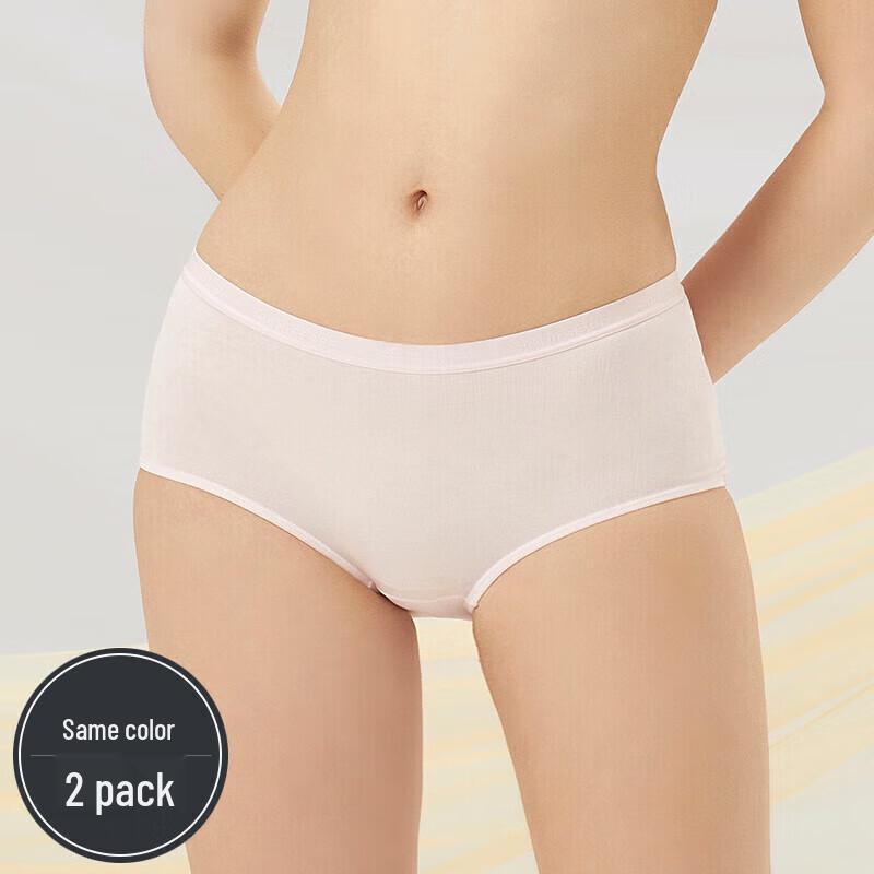 Shuya Women's 2-Pack Tencel Modal Mid-Rise Boxer Briefs