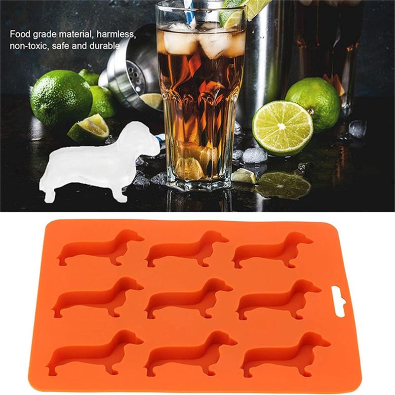 Силиконовый лоток для льда Быстрая заморозка для коктейлей и кофе Экологичный, герметичный для виски Гладкая выемка из формы Подарочный готовый для многоразового использования