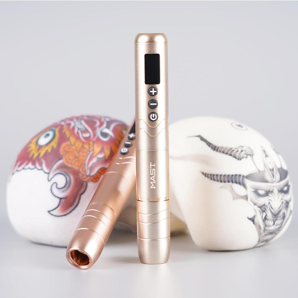 Mast Nano2 Tattoo Pen Machine Беспроводной микроблейдинг с вращающимся ЖК-дисплеем, легкая батарея 1100 мАч для бровей, подводки для глаз, губ, кожи головы и точечных татуировок