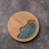 Подставка под стакан Art Coaster из свежего дерева, подставка под стакан, коврик для стола, нескользящий теплоизоляционный коврик для чашки, кухонные принадлежности, подставка под кофейную чашку