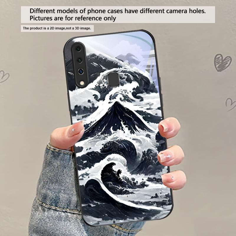 Абстрактные Современные Волны Для Samsung Galaxy A30 A31 A32 A33 A34 A35 A42 A30s A20 A25 A26 A51 A56 A54 A72 A73 A70 Стеклянный Чехол Для Телефона