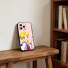 Мультяшный Чехол для Телефона S-Sailor M-Moons Для iPhone17,16,15,14,13,12,11 Plus,Pro Магнитный с Беспроводной Зарядкой Magsafe