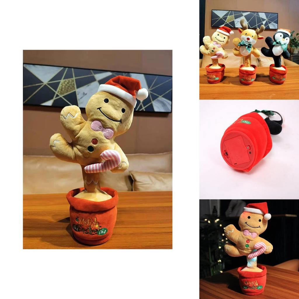Playful Singing Christmas Doll With Cozy Pp Cotton Ideal For Memorable Gift Giving