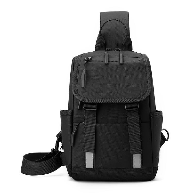 Нагрудная сумка мужская большая вместительная сумка через плечо для поездок на работу