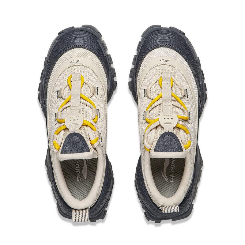 Li Ning Outdoor CF Tracing, Походная обувь для лесной местности, Женская, Овсяно-серый/Эбеновый черный AHCW028-3