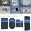 25PCS Blue Denim Patches No Sew Sewing Patches Decoration Set Cloth Patches  Home Use