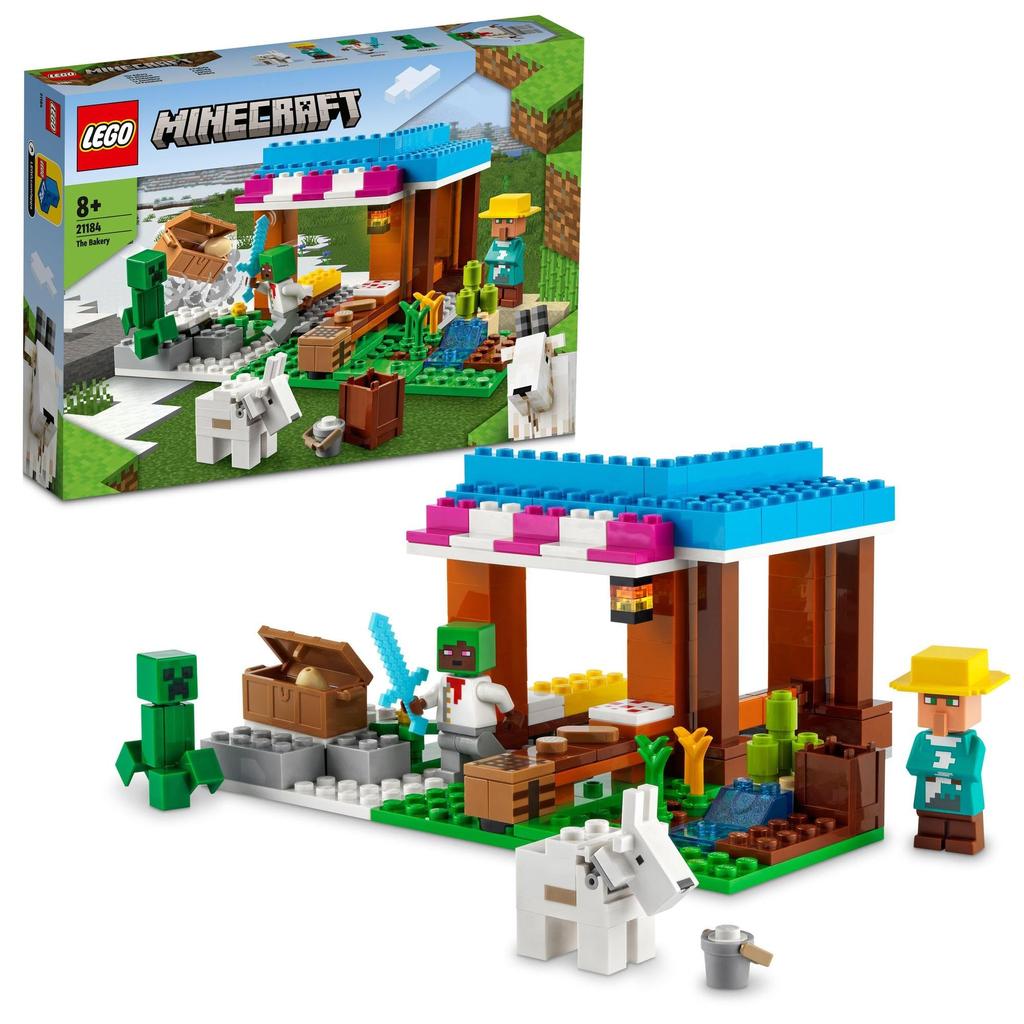 LEGO Minecraft Bakery 21184 Toy Block Present Video Game Boys Girls Ages 8+
