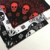 100% Cotton Scarf Lightweight Neckerchief Women Small Square Digital Printed Scarves