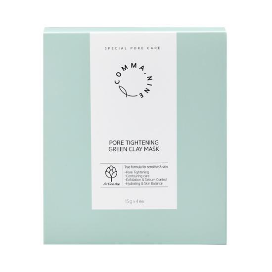 [Deuma Pick] Comma Nine Clay Peeled Egg Pore Mask Pack 4 sheets,Korean Mask Pack