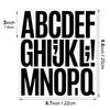 3-дюймовая наклейка с буквой сделай сам английская декоративная почтовый ящик автомобиль флаг для дергания водонепроницаемая креативная цифровая наклейка с буквой