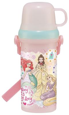 Бутылка для воды 480 мл с чашкой Disney Princess 23 для девочек Детская PSB5KD-A