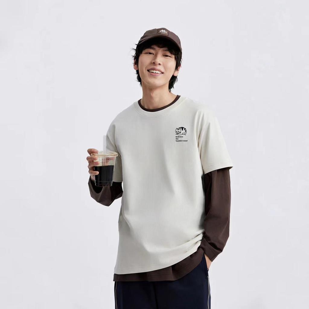 Kappa T Shirt Unisex Malt Beige Brown K0EW2TD46-6337
