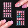 Cartoon Candy Color Press On Full Cover False Nails Fake Nails Nail Art Manicure Tips