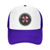 Сетчатые Бейсболки с Принтом Umbrella Corporation Унисекс Хип-Хоп Регулируемая Кепка Snapback Женская Мужская Летний Дышащий Козырек от Солнца Кепки