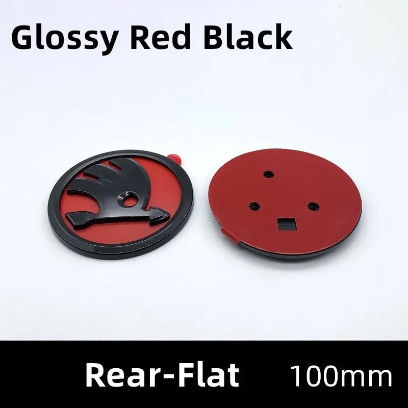 2025 Новый 100 мм ABS Автомобильная Передняя Эмблема Задний Значок Багажника Наклейка для Skoda Fabia 1 2 A7 Octavia RS Superb Rapid Yeti Karoq Авто Аксессуары