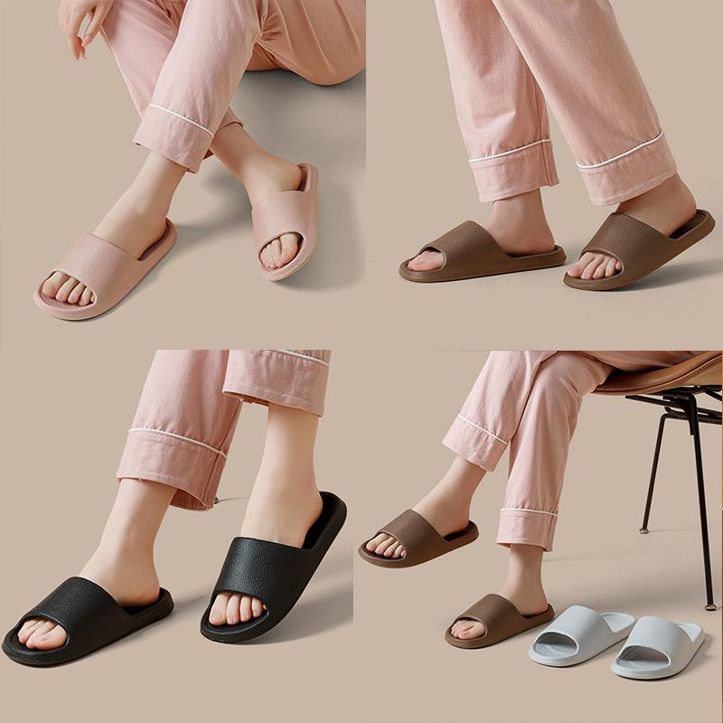 Женские тапочки Cloud на мягкой подошве, толстые сандалии для дома и улицы, летние нескользящие шлепанцы из ЭВА для мужчин